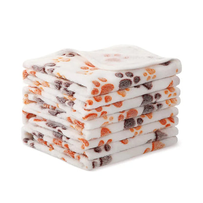 Pet Soft Blankets for Dogs - Fluffy Cats Dogs Blankets for Small Medium & Large Dogs, Cute Print Pet Throw Puppy Blankets Fleece