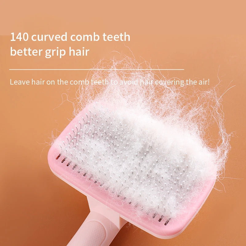 Dog Hair Remover Brush – Grooming & Care Comb for Long-Haired Dogs and Cats, Bath Brush & Shedding Tool.