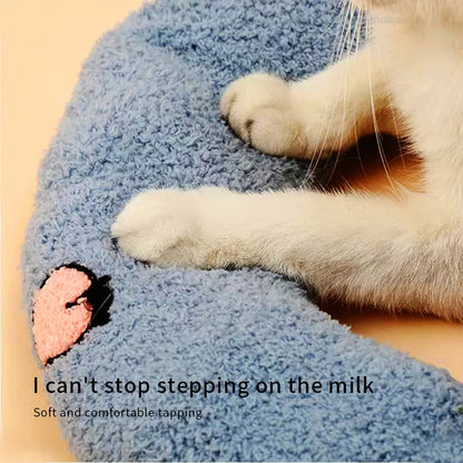 Little Pillow for Cats Fashion Neck Protector Deep Sleep Puppy U-Shaped Pillow Cat Pillow Kitten Headrest Dog Sleeping Pillow