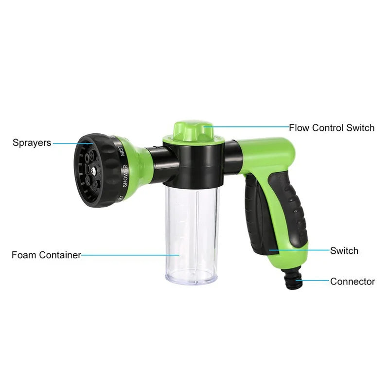 High-pressure Sprayer Nozzle Hose dog shower Gun 3 Mode Adjustable Pet Wash Cleaning bath Water Foam Soap Sprayer dog clean tool