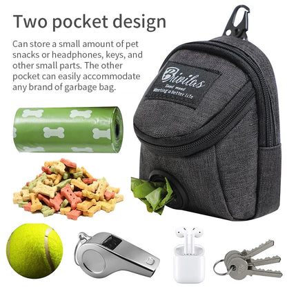 Portable Dog Training Treat Bag Outdoor Pet Dog Treat Pouch Puppy Snack Reward Waist Bag Dog Poop Bag Dog Carriers Bags