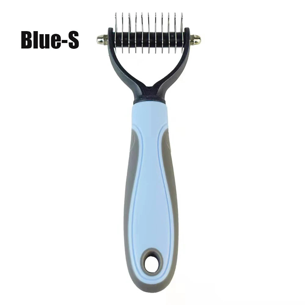 Professional Pet Deshedding Brush Dog Hair Remover Pet Fur Knot Cutter Puppy Cat Comb Brushes Dogs Grooming Shedding Supplies