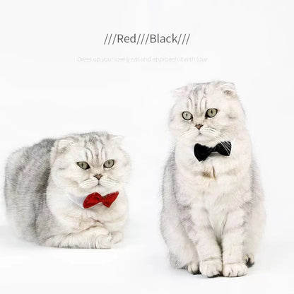1PC Pets Puppy Dogs Cats Adjustable Bow Tie Collar Necktie Bowknot Bowtie Holiday Wedding Decoration Grooming Accessories