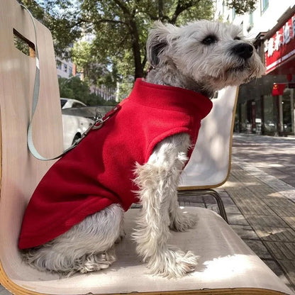 Soft Fleece Dog Vest Puppy Cat Clothes Spring Winter Outdoors Warm Vest Sweater Costumes Jacket Yorkshire Clothes For Small Dogs