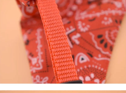 Pet Dog Neck Scarf Puppy Cat Dog Collar Bandana Collar Scarf with Leather Collar Accessories Adjustable Pet Puppy Cat Scarf