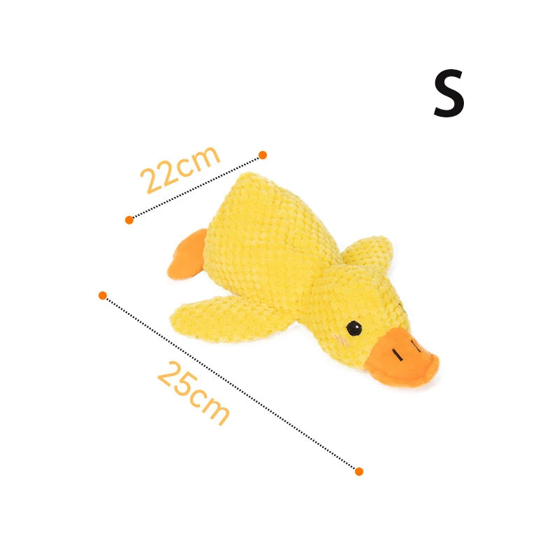 Duck Shape Dog Toy Quacking Pet Toys for Small Large Dog Cat Durable Puppy Molar Chew Toy Fun Interactive Plaything Dog Supplies