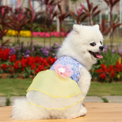 Dress for Dog Pets Clothes Chihuahua Wedding Dress Skirt Cloth Accessory Dog Pet Dress Supplies Hanbok Cat Costume
