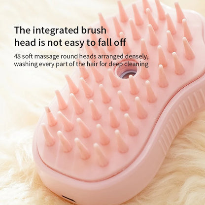 3 in 1 Pet Brush Cat Steam Brush Comb Dog Brush Electric Spray Cat Hair Brushes Massage Pet Grooming Hair Removal Combs