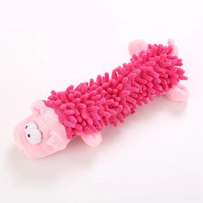 Durable Low Price Pet Dog Plush Toy Animal Shape with Squeaky for Small Dogs Chihuahua Yorkshire Bichon Puppy Chew Cleaning Toys