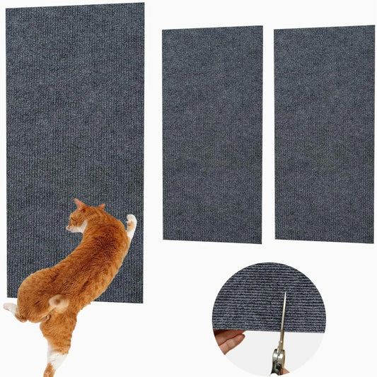 Cat Scratching Mat Cat Scratcher Sofa Tape Scratching Post Self-adhesive Carpet Cats Scratch Board Cat Accessories
