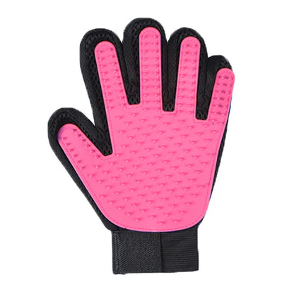 Pet Glove Cat Grooming Glove Cat Hair Deshedding Brush Gloves Dog Comb for Cats Bath Hair Remover Clean Massage Brush For Animal