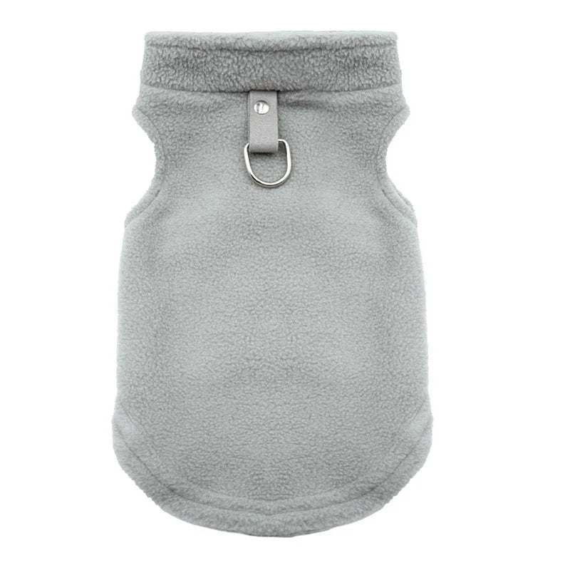 Soft Fleece Dog Vest Puppy Cat Clothes Spring Winter Outdoors Warm Vest Sweater Costumes Jacket Yorkshire Clothes For Small Dogs