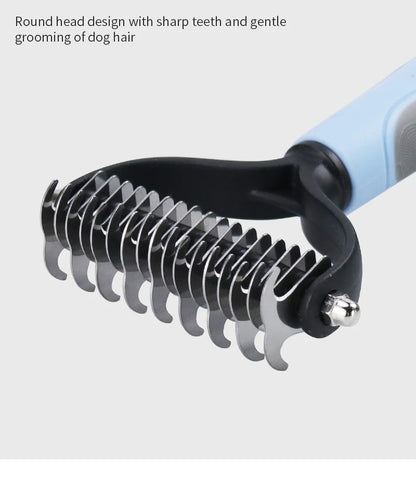 Professional Pet Deshedding Brush Dog Hair Remover Pet Fur Knot Cutter Puppy Cat Comb Brushes Dogs Grooming Shedding Supplies