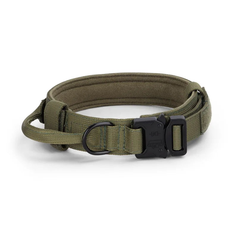 Durable Military Tactical Dog Collar German Shepard Medium Large Dog Collars For Walking Training Dog Collar Control Handle