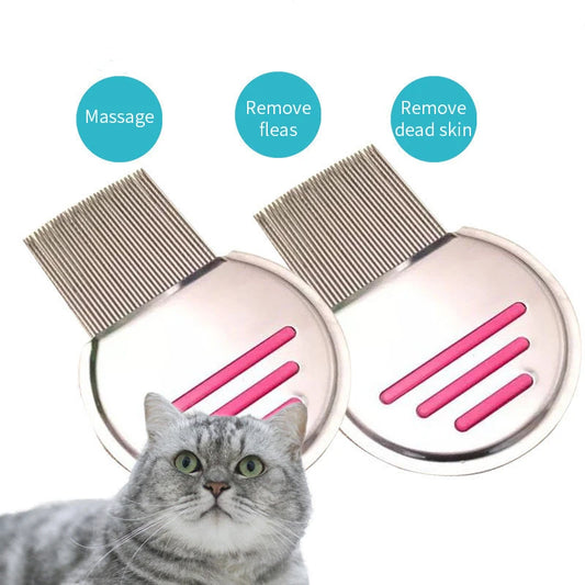Stainless Steel Terminator Lice Comb – Super Density Teeth Comb for Pets & Kids, Removes Nits & Head Lice.