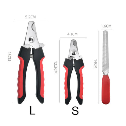 Professional Pet Cat Dog Nail Clipper Cutter With Sickle Stainless Steel Grooming Scissors Clippers for Pet Claws Dog Supplies