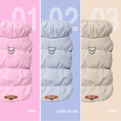 Winter Padded Puppy & Cat Coat Jacket for Small to Medium Dogs, Chihuahua, French Bulldog, Poodle Vest