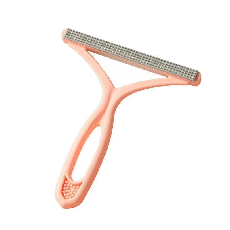 1pc 2in1 Double Sided Pet Hair Remover Lint Remover Clean Tool Shaver Sweater Cleaner Fabric Shaver Scraper For Clothes Carpet