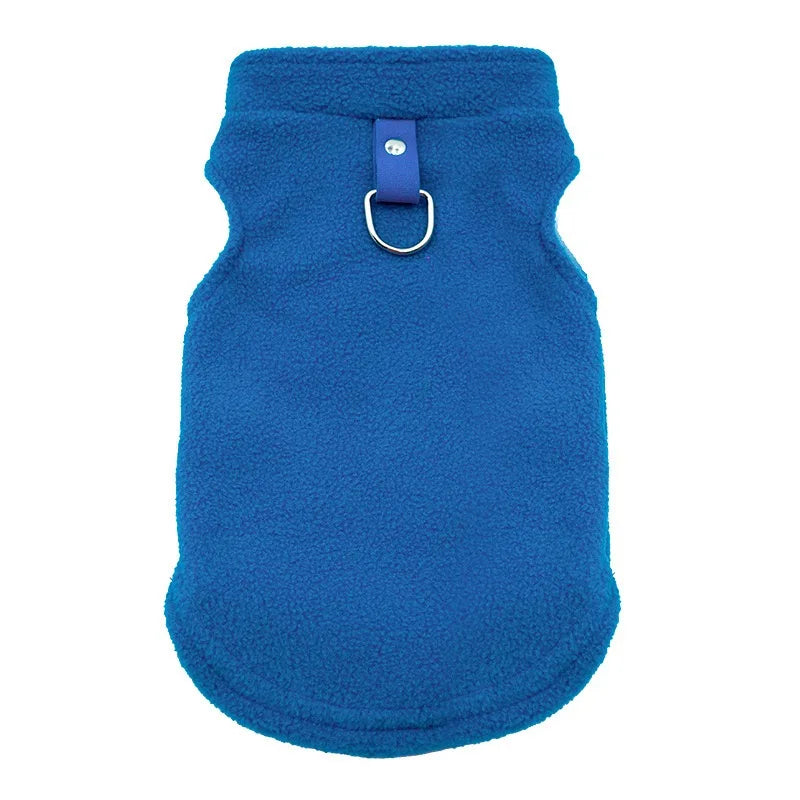 Soft Fleece Dog Vest Puppy Cat Clothes Spring Winter Outdoors Warm Vest Sweater Costumes Jacket Yorkshire Clothes For Small Dogs