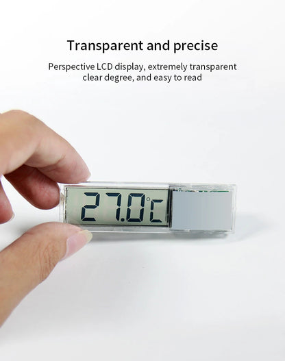 Aquarium Thermometer Electronic LCD Digital Fish Tank Temperature Measurement Fish Tank Temp Meter Aquarium Accessories