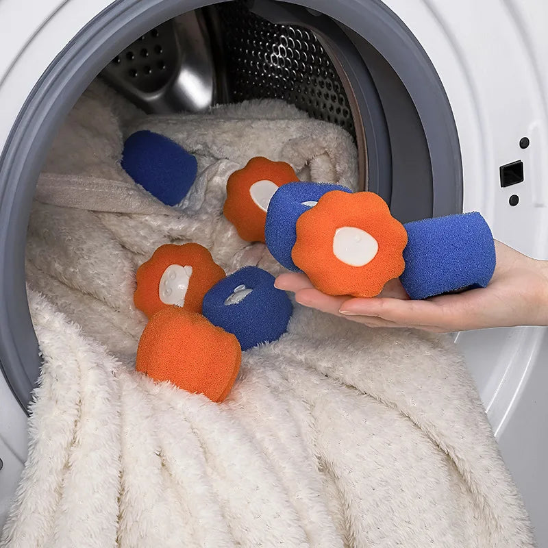 Pet Hair Remover Reusable Ball Wool Sticker Cat Hair Remover Pet Fur Lint Catcher Cleaning Tools Laundry Washing Machine Filter