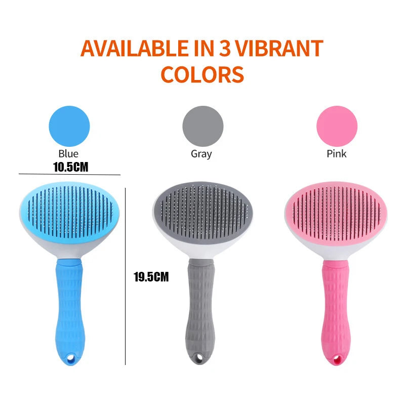 Pet Comb Stainless Steel Needle Comb Dog And Cat Hair Removal Floating Hair Cleaning Beauty Skin Care Pet Dog Cleaning Brush