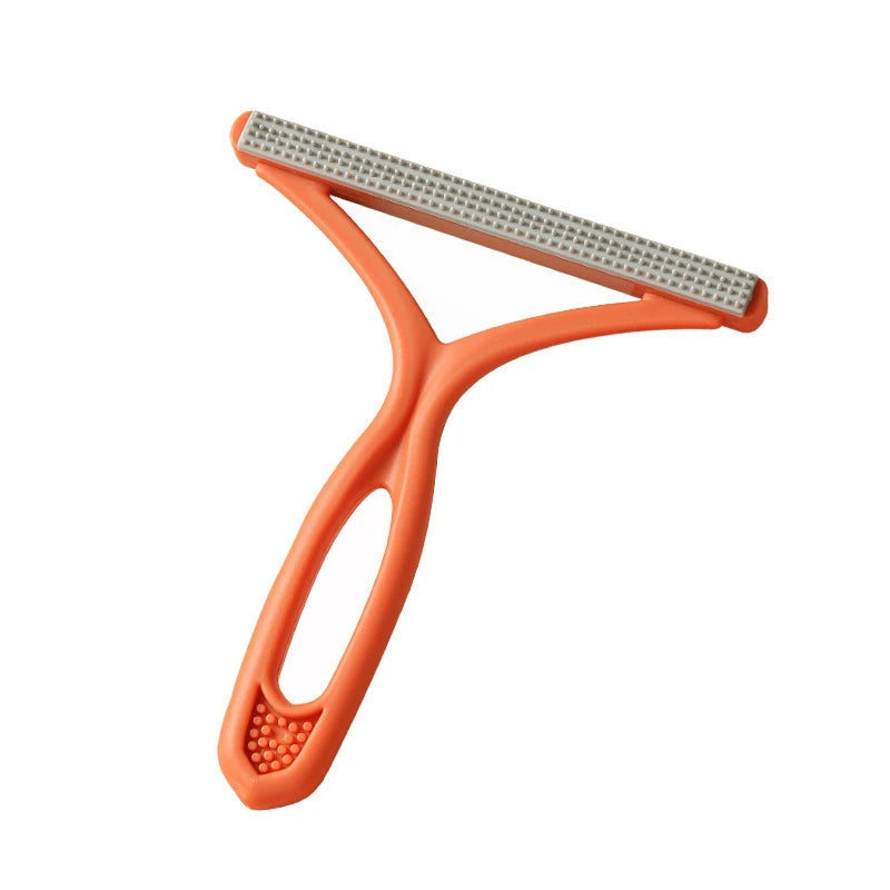 1pc 2in1 Double Sided Pet Hair Remover Lint Remover Clean Tool Shaver Sweater Cleaner Fabric Shaver Scraper For Clothes Carpet