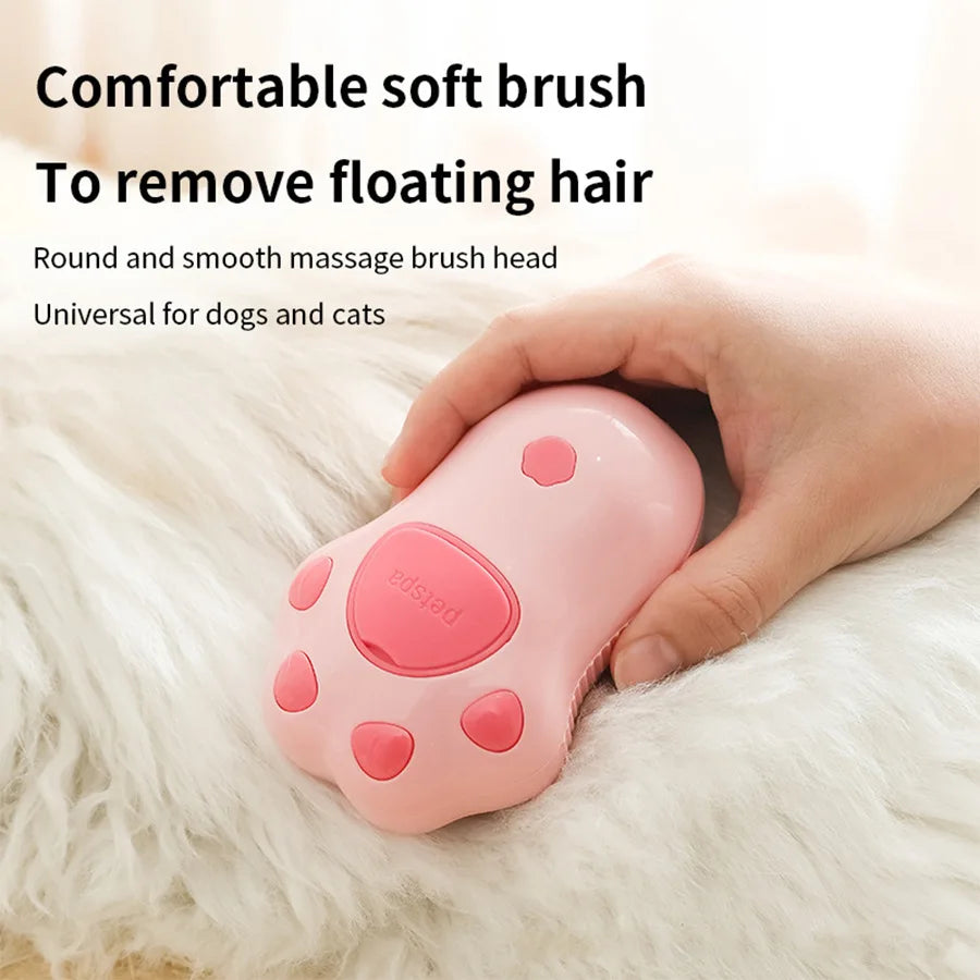 3 in 1 Pet Brush Cat Steam Brush Comb Dog Brush Electric Spray Cat Hair Brushes Massage Pet Grooming Hair Removal Combs