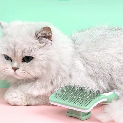 Pet Hair Shedding Comb Dog Cat Brush Grooming Long Hair Indoor Cats Brush Hair Remover Cleaning Beauty Slicker Pet Supplies