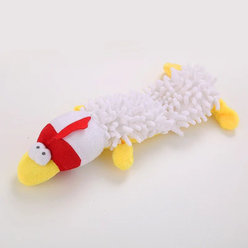 Durable Low Price Pet Dog Plush Toy Animal Shape with Squeaky for Small Dogs Chihuahua Yorkshire Bichon Puppy Chew Cleaning Toys