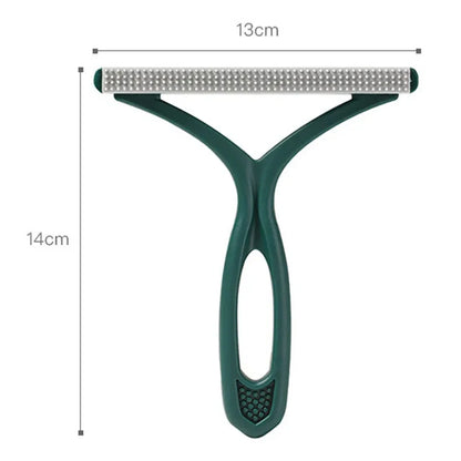 1pc 2in1 Double Sided Pet Hair Remover Lint Remover Clean Tool Shaver Sweater Cleaner Fabric Shaver Scraper For Clothes Carpet