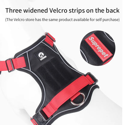 Adjustable Harness Dog Reflective Safety Training Walking Chest Vest Leads Collar For French Bulldog Pets Dogs Accessories