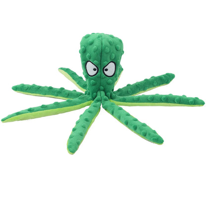 Pet Plush Toy Cat Dog Voice Octopus Shell Puzzle Toy Bite Resistant Interactive Pet Dog Teeth Cleaning Chew Toy Pet Supplies