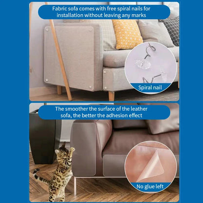 1PCS Cat Furniture Protectors Sofa cat Scratch Protection Paw Pads Scraper Training Tape Cat Scratch Protector Sofa Protection