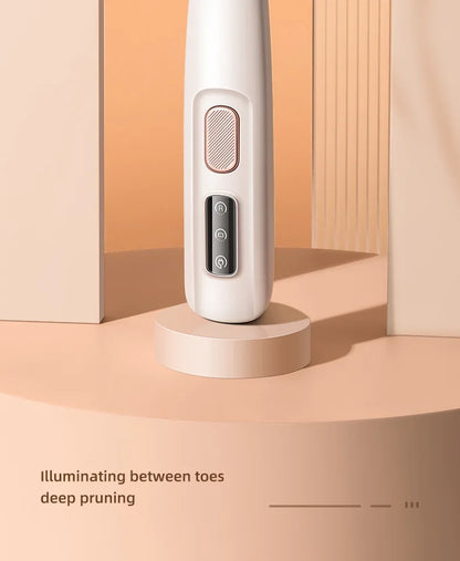 New Dog Paw Trimmer with LED Light Fully Waterproof Pet Hair Trimmer with LED Display Dog Clippers for Grooming 18mm Widen Blade