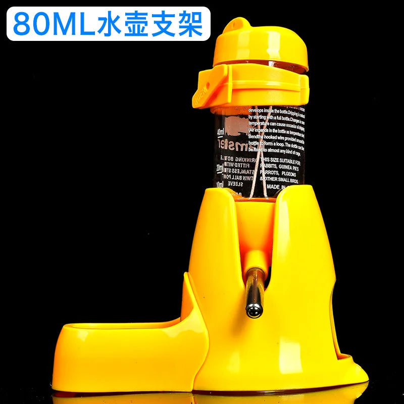 Hamster Toys Water Feeder Small Animals Automatic Dispenser Water Bottle Bowls Dish with Food Container for Guinea Pig Rat