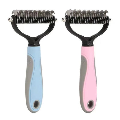 Professional Pet Deshedding Brush Dog Hair Remover Pet Fur Knot Cutter Puppy Cat Comb Brushes Dogs Grooming Shedding Supplies