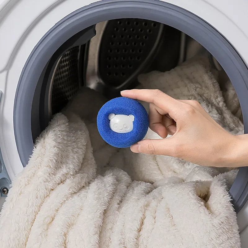 Pet Hair Remover Reusable Ball Wool Sticker Cat Hair Remover Pet Fur Lint Catcher Cleaning Tools Laundry Washing Machine Filter