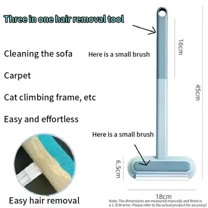 Multi-function Brusher Pet Cat Hair Remover Brush Manual Lint Dog Hair Cleaner Remover Carpet Bed Hair Tools Pet Supplies