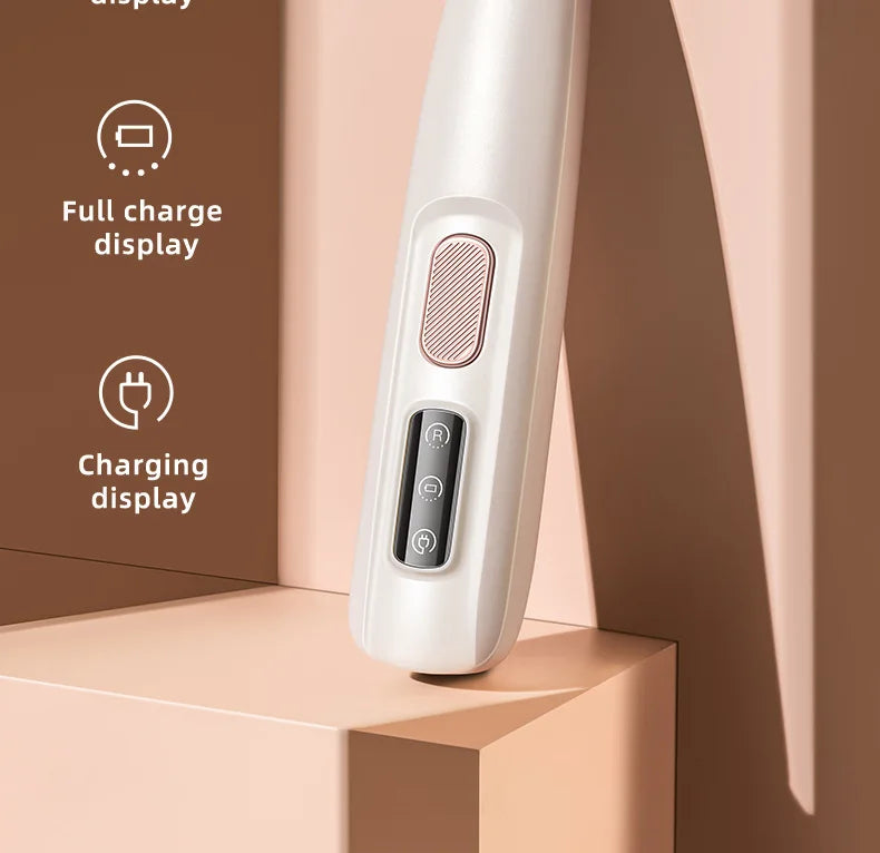 New Dog Paw Trimmer with LED Light Fully Waterproof Pet Hair Trimmer with LED Display Dog Clippers for Grooming 18mm Widen Blade