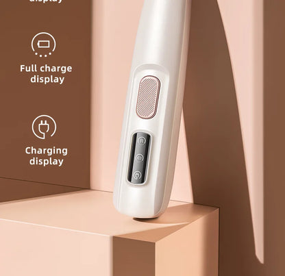 New Dog Paw Trimmer with LED Light Fully Waterproof Pet Hair Trimmer with LED Display Dog Clippers for Grooming 18mm Widen Blade