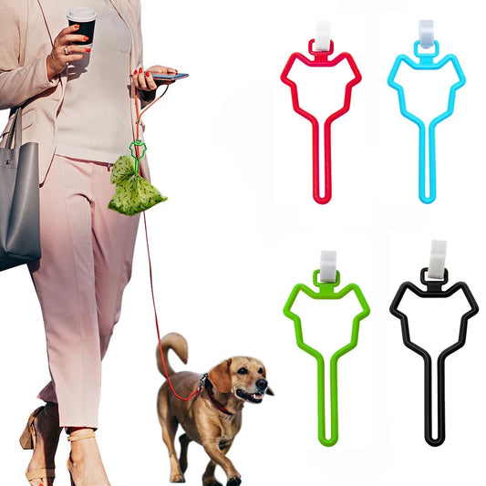 Dog Poop Bags Hands-free Clip Traction Rope Toilet Bag Dispenser Dog Poop Bag Dispenser Holder Cleaning Supplies Cat Supplies