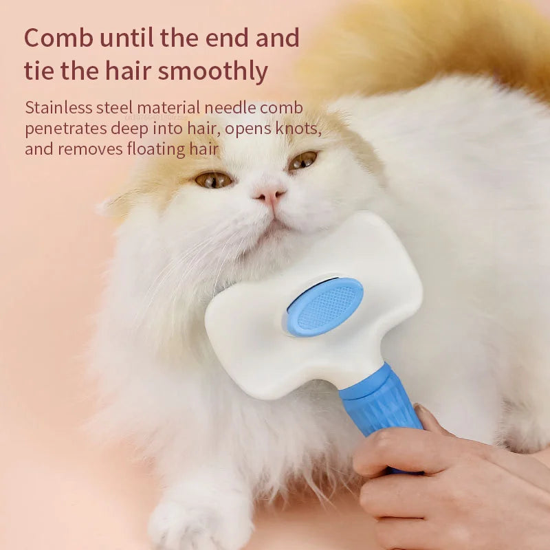 Dog Hair Remover Brush – Grooming & Care Comb for Long-Haired Dogs and Cats, Bath Brush & Shedding Tool.