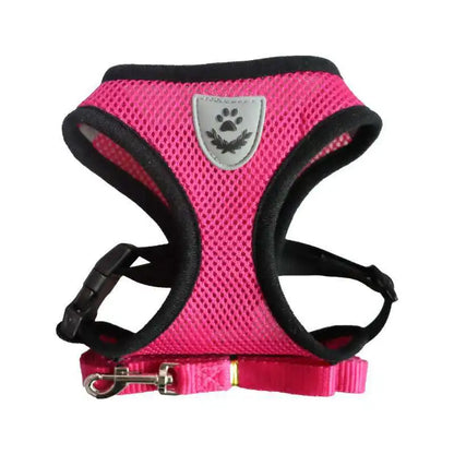 Cat Dog Harness with Lead Leash Adjustable Vest Polyester Mesh Breathable Harnesses Reflective sti for Small Dog Cat accessories