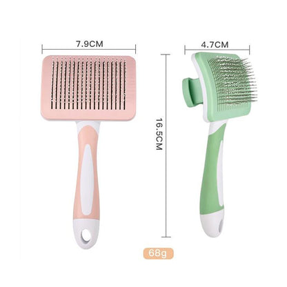 Pet Hair Shedding Comb Dog Cat Brush Grooming Long Hair Indoor Cats Brush Hair Remover Cleaning Beauty Slicker Pet Supplies