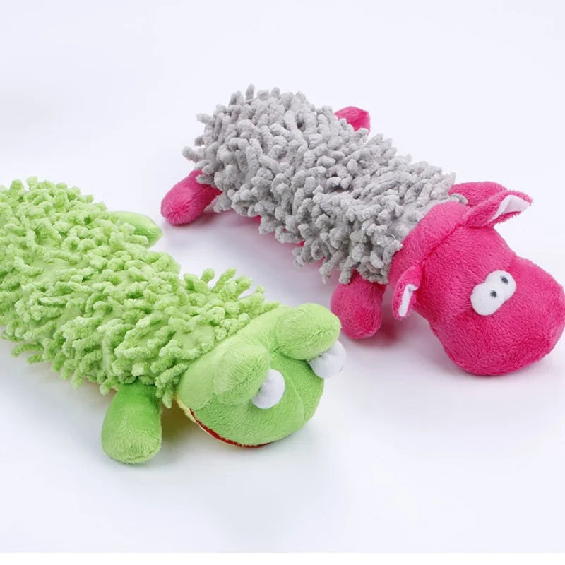 Durable Low Price Pet Dog Plush Toy Animal Shape with Squeaky for Small Dogs Chihuahua Yorkshire Bichon Puppy Chew Cleaning Toys