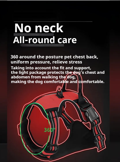 Pet Dog Harness Reflective Adjustable Breathable Vest Chest Strap for Small Medium Big Dogs Cats Collar Harness Dog Accessoires