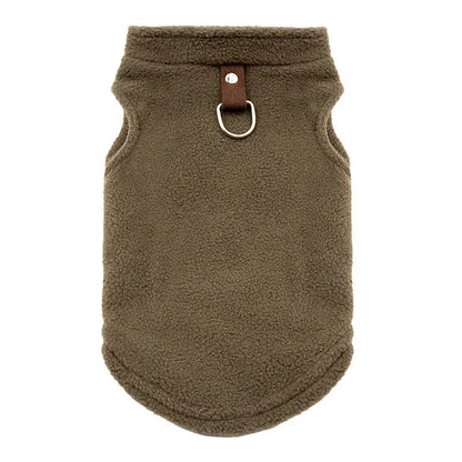 Soft Fleece Dog Vest Puppy Cat Clothes Spring Winter Outdoors Warm Vest Sweater Costumes Jacket Yorkshire Clothes For Small Dogs