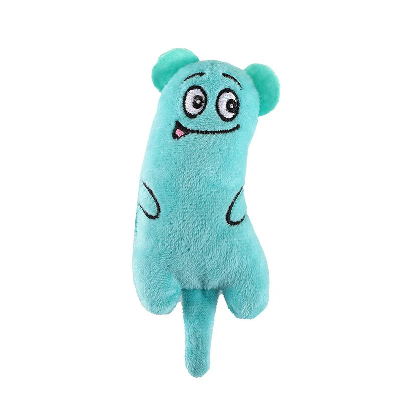 Cute Cat Toys Funny Interactive Plush Cat Toy Mini Teeth Grinding Catnip Toys Kitten Chewing Mouse Toy Pets Accessories