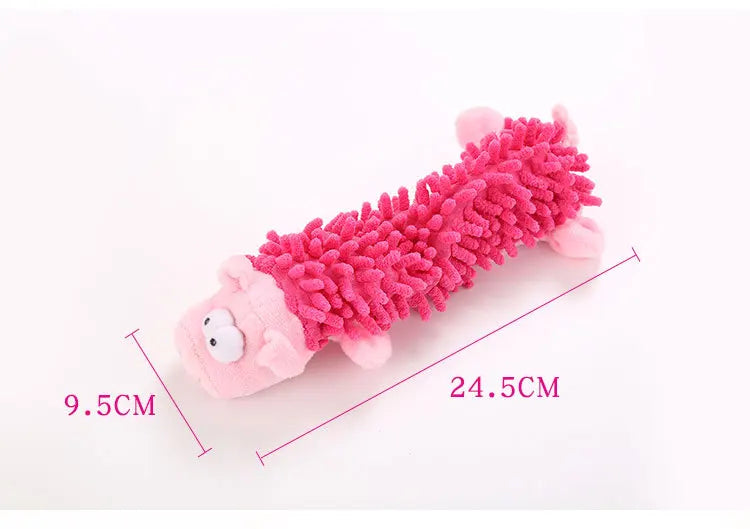 Durable Low Price Pet Dog Plush Toy Animal Shape with Squeaky for Small Dogs Chihuahua Yorkshire Bichon Puppy Chew Cleaning Toys